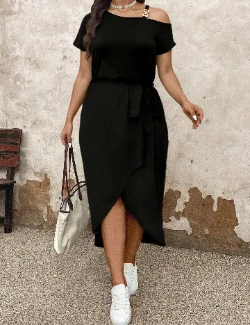 Rochie medie SHEIN CURVE, negru