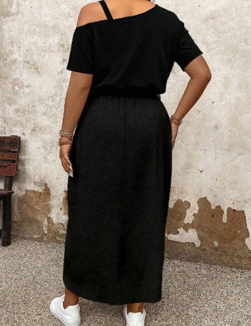 Rochie medie SHEIN CURVE, negru