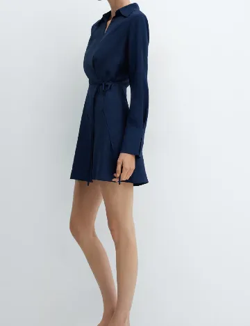 Rochie scurta Mango, bleumarin