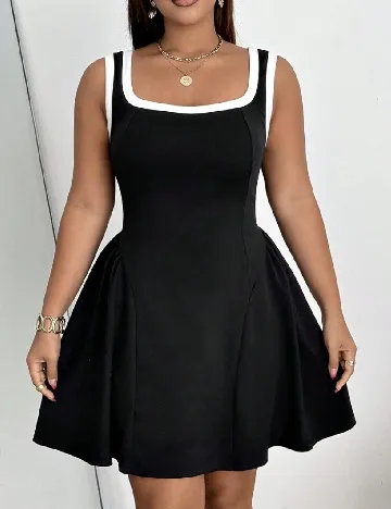 Rochie scurta SHEIN CURVE, negru