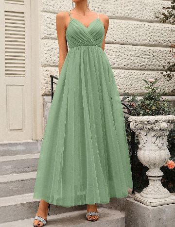 Rochie lunga SHEIN, verde