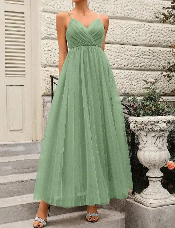 Rochie lunga SHEIN, verde