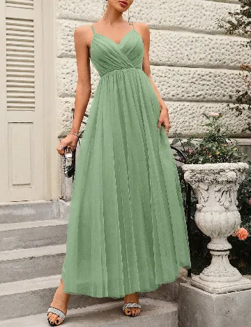 Rochie lunga SHEIN, verde
