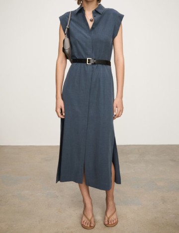 Rochie medie Mango, bleumarin