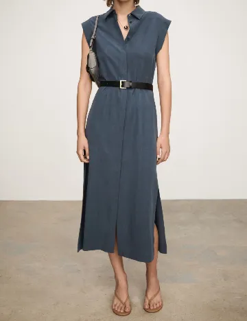 Rochie medie Mango, bleumarin