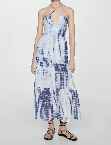 Rochie lunga Mango, albastru