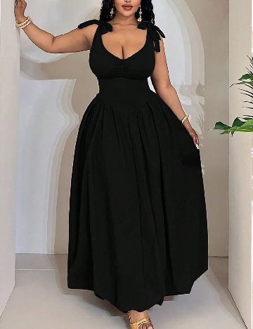 Rochie lunga SHEIN CURVE, negru