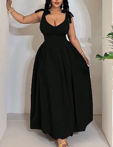 Rochie lunga SHEIN CURVE, negru