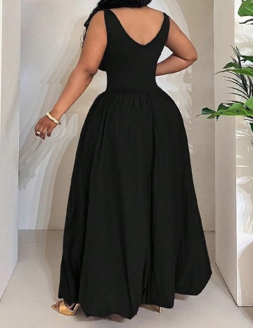 Rochie lunga SHEIN CURVE, negru