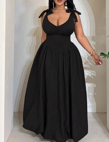 Rochie lunga SHEIN CURVE, negru