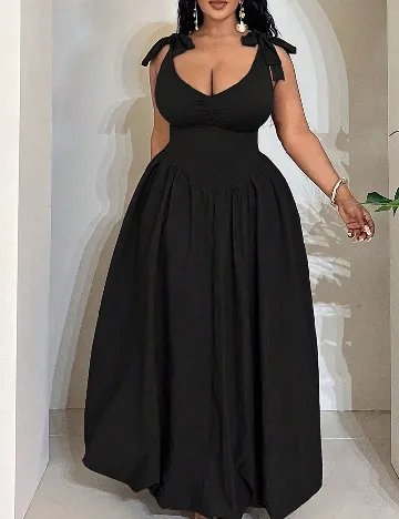 Rochie lunga SHEIN CURVE, negru