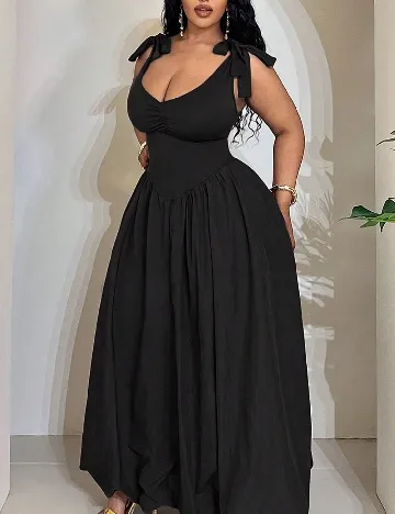 Rochie lunga SHEIN CURVE, negru