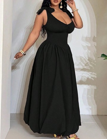 Rochie lunga SHEIN CURVE, negru