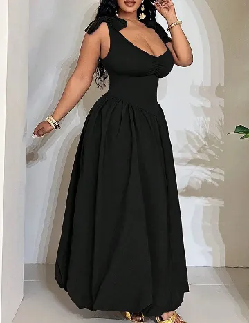 Rochie lunga SHEIN CURVE, negru