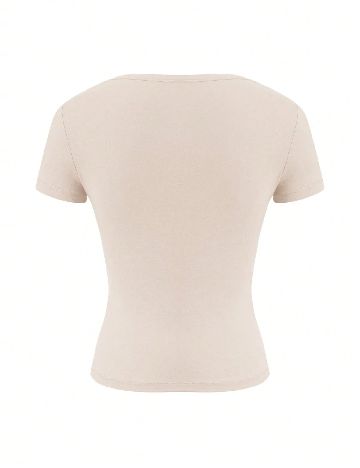 Tricou SHEIN, crem