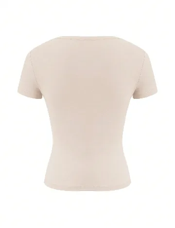 Tricou SHEIN, crem