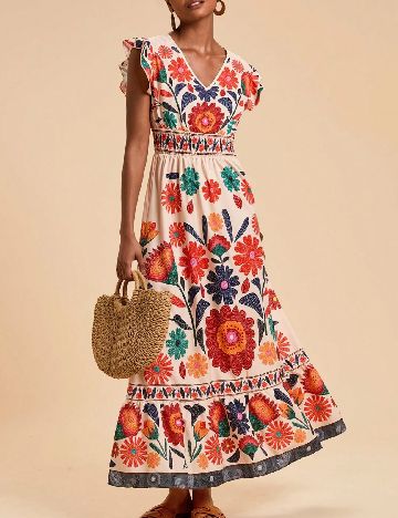 Rochie lunga SHEIN, mix culori