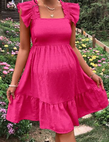 Rochie scurta SHEIN Maternity, roz