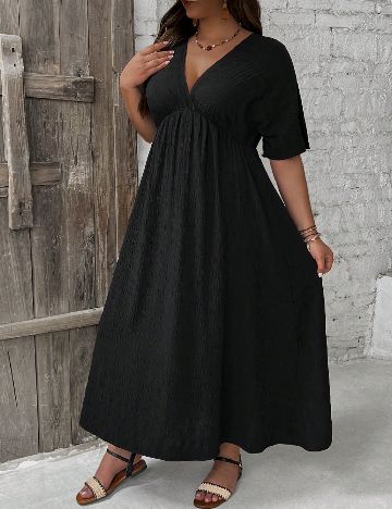 Rochie lunga SHEIN CURVE, negru