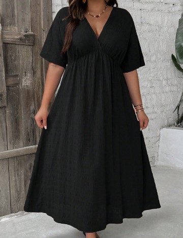 Rochie lunga SHEIN CURVE, negru