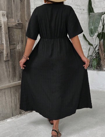 Rochie lunga SHEIN CURVE, negru