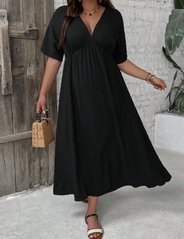 Rochie lunga SHEIN CURVE, negru