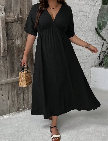Rochie lunga SHEIN CURVE, negru