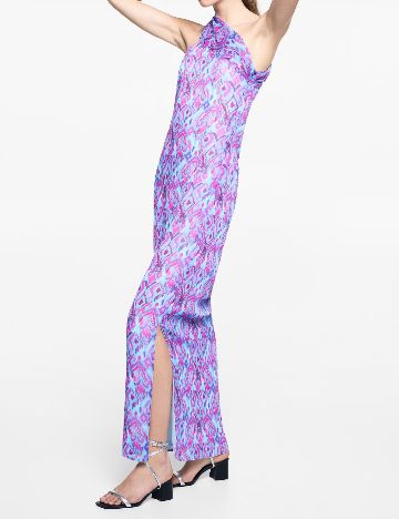 Rochie lunga Mango, mix culori