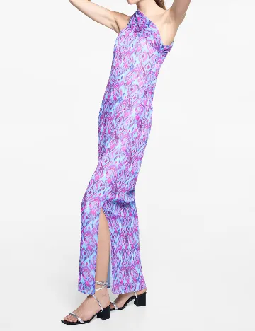 Rochie lunga Mango, mix culori