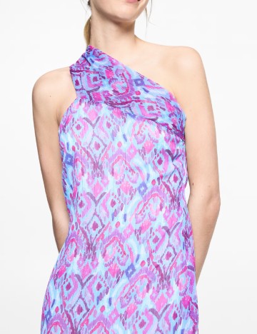 Rochie lunga Mango, mix culori