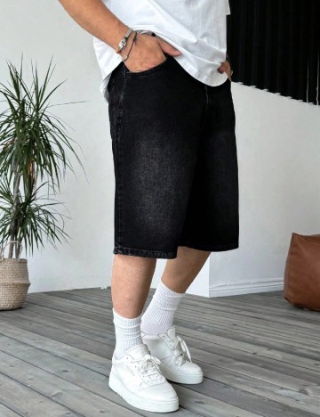 Pantaloni scurti SHEIN, negru