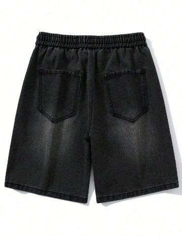 Pantaloni scurti SHEIN, negru