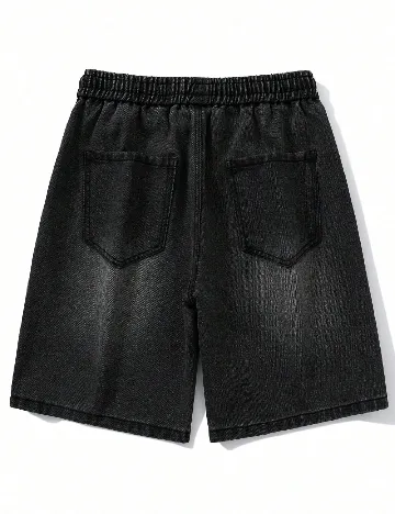 Pantaloni scurti SHEIN, negru