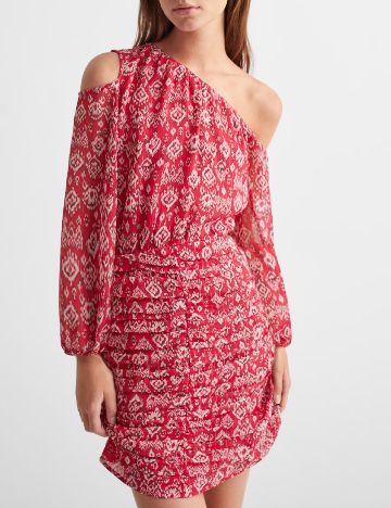 Rochie scurta Mango Teen, rosu