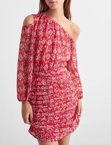 Rochie scurta Mango Teen, rosu