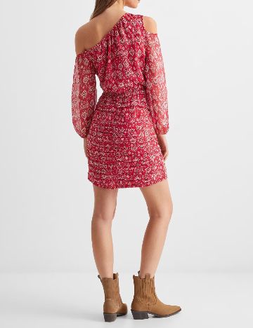 Rochie scurta Mango Teen, rosu