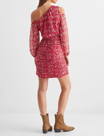 Rochie scurta Mango Teen, rosu
