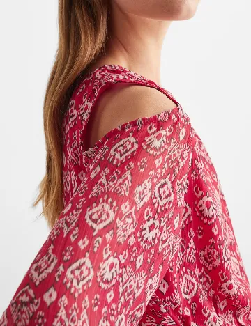 Rochie scurta Mango Teen, rosu