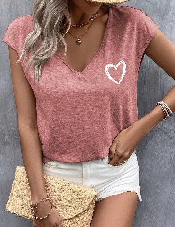 Tricou SHEIN, roz