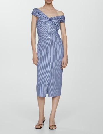 Rochie medie Mango, albastru