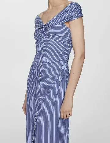 Rochie medie Mango, albastru