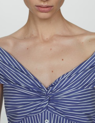Rochie medie Mango, albastru