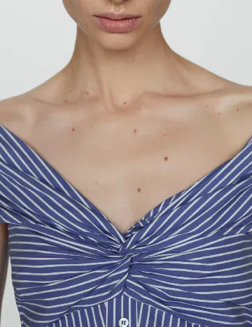 Rochie medie Mango, albastru
