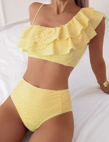 Costum de baie SHEIN, galben