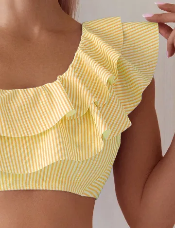 Costum de baie SHEIN, galben