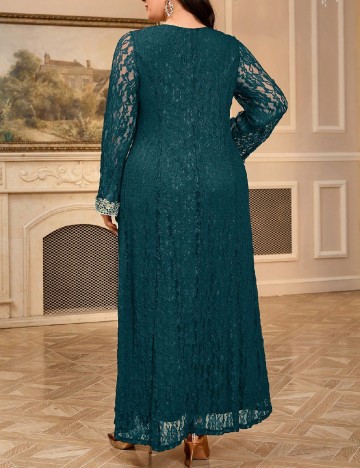 Rochie lunga SHEIN CURVE, verde