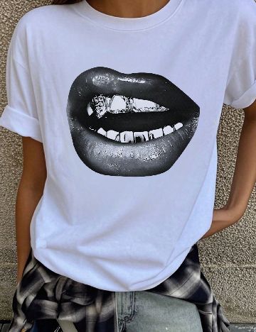 Tricou SHEIN, alb