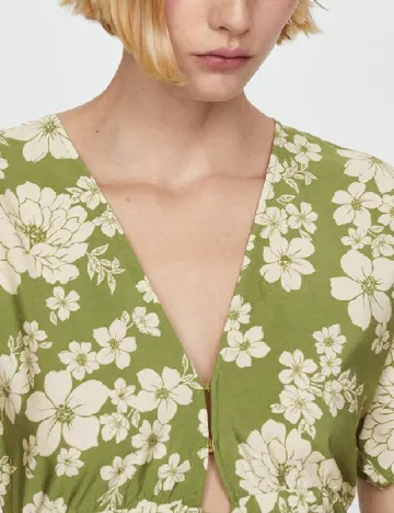 Rochie medie Mango, verde