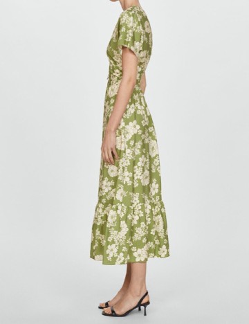 Rochie medie Mango, verde