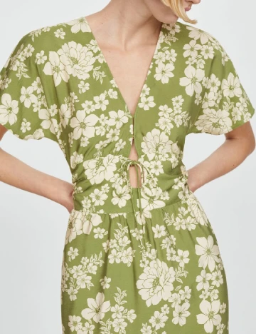 Rochie medie Mango, verde